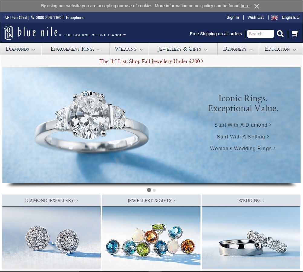 Reviews for blue nile diamonds