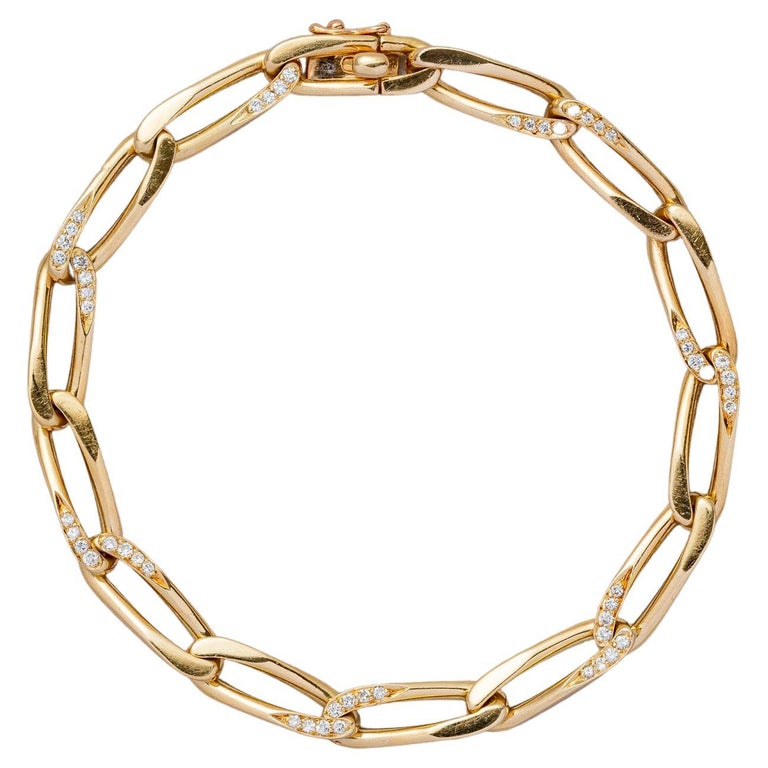 Cartier gold diamond bracelet