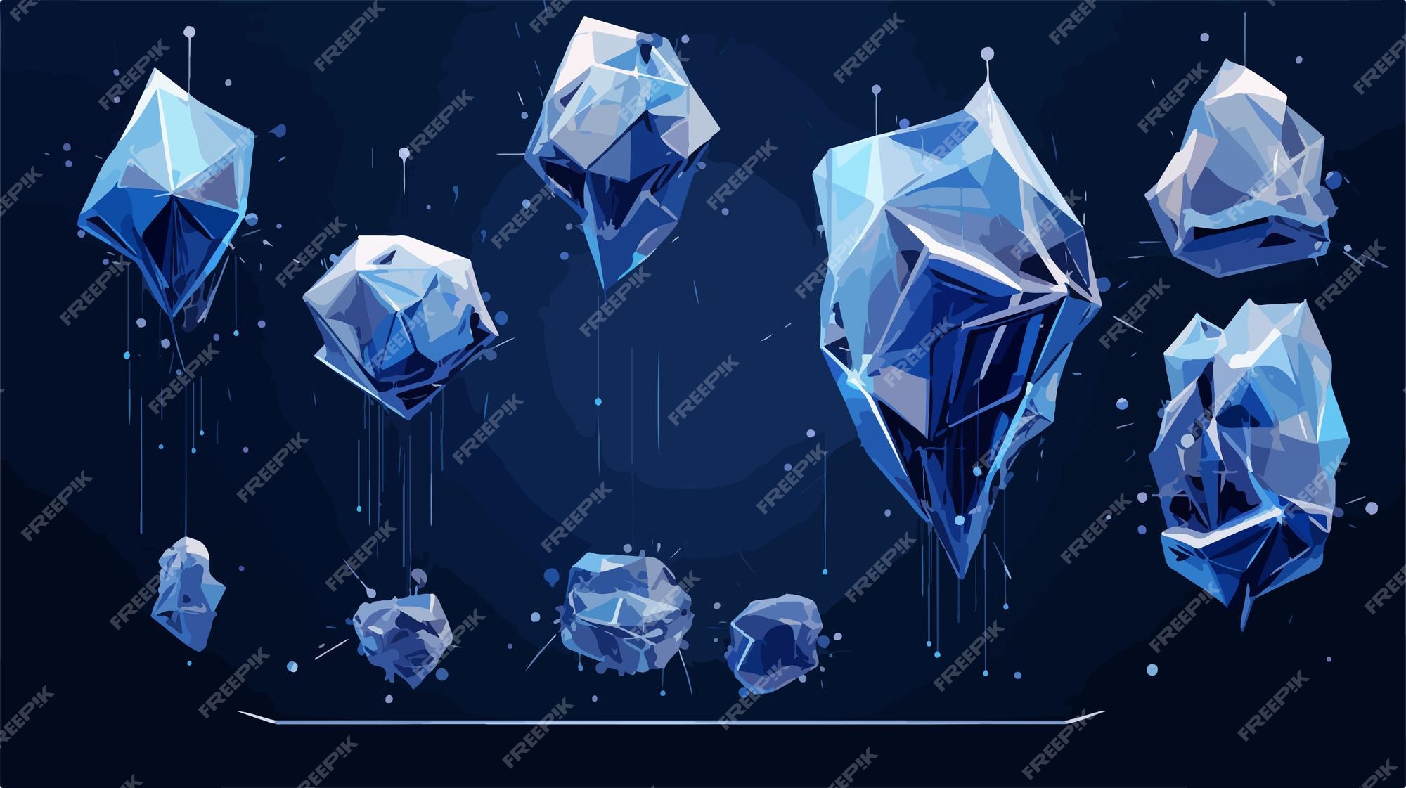 A series of diamonds with the words quot diamonds quot on the bottom ...